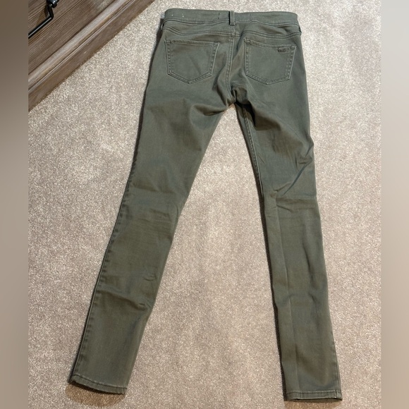 Hollister Skinny Low Rise Jean Legging Green size 0R - Picture 7 of 8